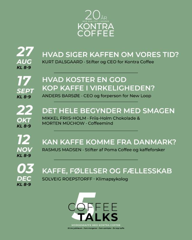 kaffesmagning på kaffekursus 