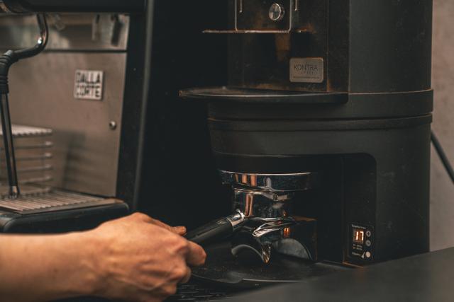 portafilter til manel espressomaskine tampestomatisk med puq press