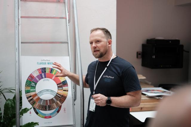 morten fra coffeemind underviser i smagehjulet
