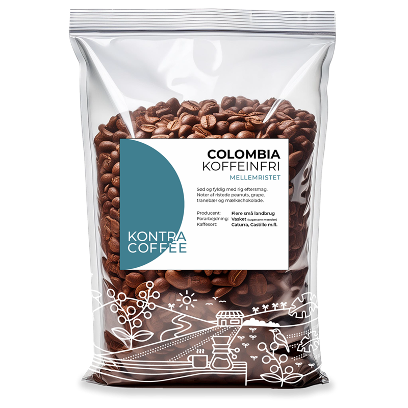 Koffeinfri mellemristet (Decaf)