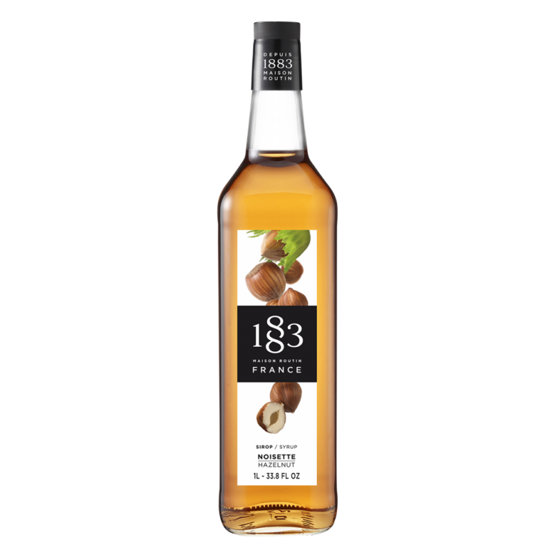 1883 Hazelnut Syrup 6x100CL Glass 